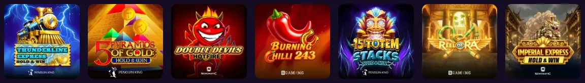 Rail Minder Stress in het GTbet online casino met Thunderline Express, Double Devils Hotfire en Burning Chilli 243