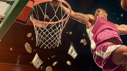 Basketballer dunkt bij de 1e Sportbonus van GTbet, freebet voor sportweddenschappen